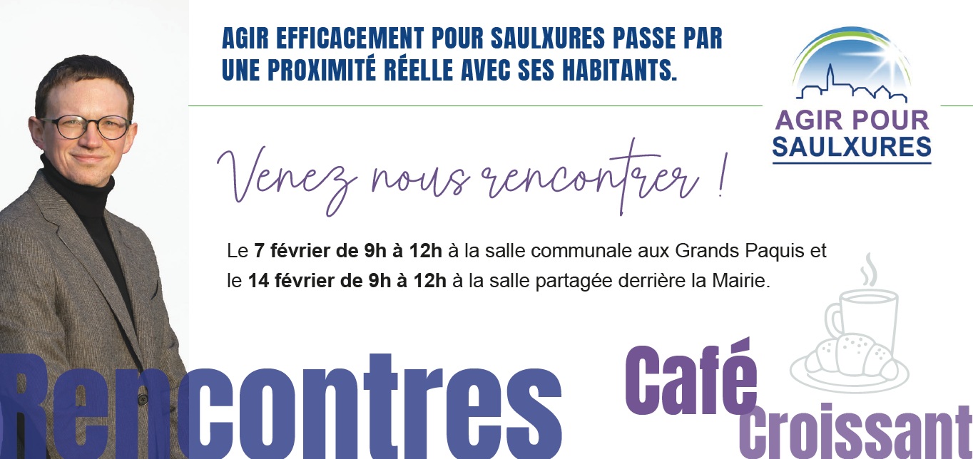 Rencontre Café-Croissant, liste Agir Pour Saulxures